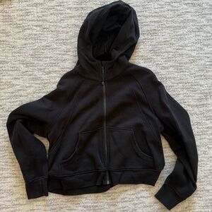 LIKE NEW! Lululemon Scuba Oversized Full-Zip Hoodie - Black - M/L
